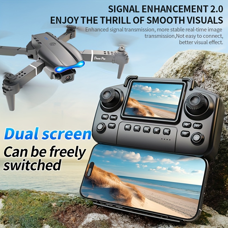 Drone E99PRO MAX 2026 yang tel - Drone Controller Screen ulasan dan harga